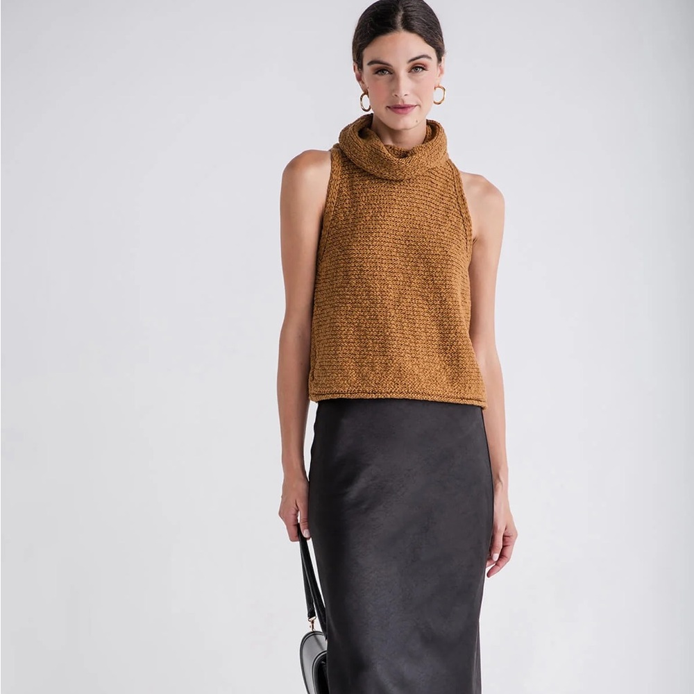 By Together Sleeveless Mockneck Sweater